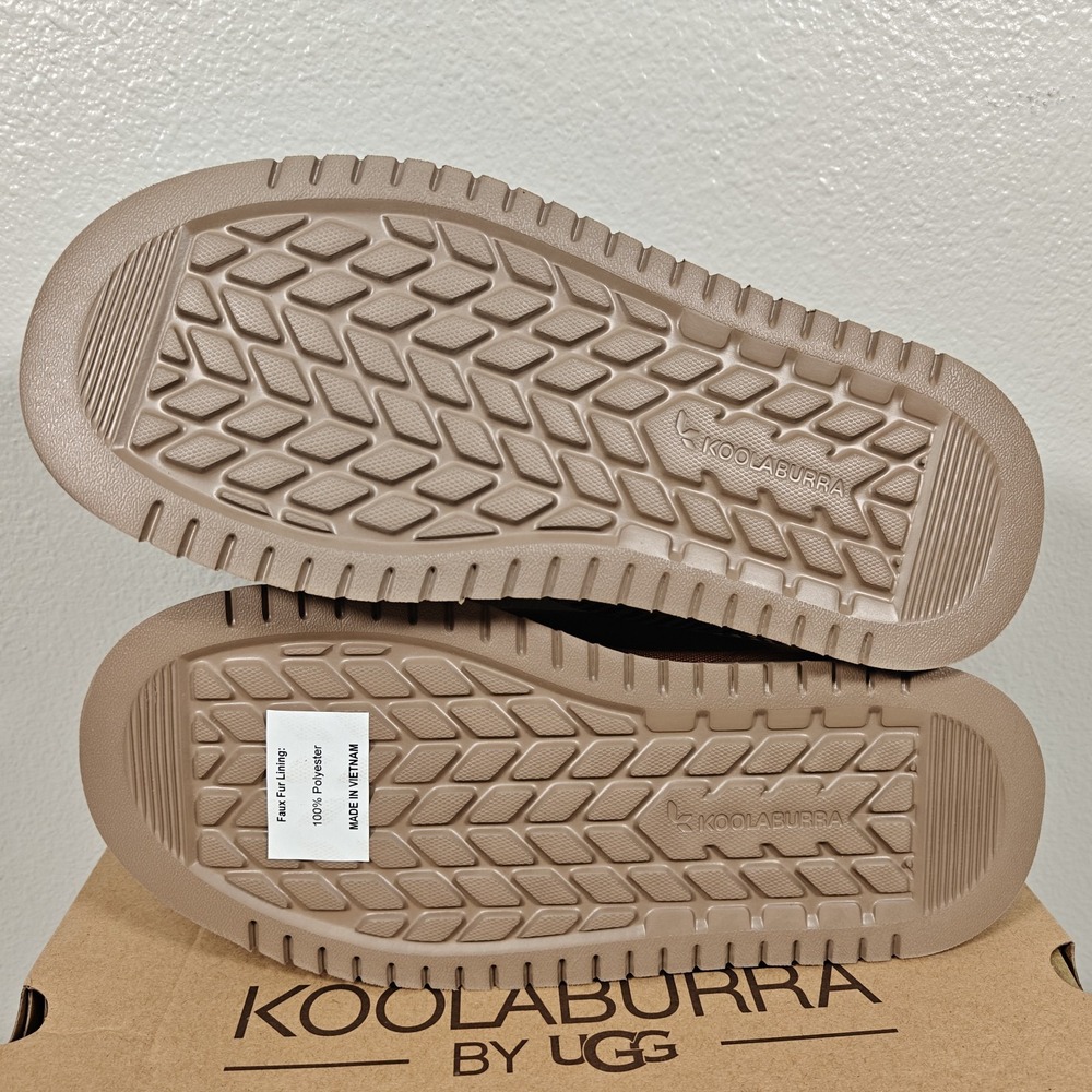 Koolaburra by UGG Burree Platform Slippers Women's 8 Chestnut Slip On New - Picture 7 of 8